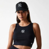 New-Era Tielka a tričká bez rukávov Wmns Mlb Midi Le Crop Tank Neyyan Blk Čierna
