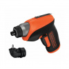Black & Decker CS3652LC Kotvový skrutkovač, 3,6 V Li Ion, 1,5 Ah, 5,5 Nm, 180 otáčok za minútu, LED + pravotočivý skrutkovač Black & Decker