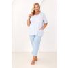 DÁMSKE PYŽAMO 738 BIG W/26 Modrá 3xl