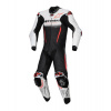 Jednodielna kombinéza GP-R7, TECH-AIR ready/kompatibilná, ALPINESTARS (biela/čierna/červená fluo) 2026 58