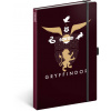 NOTIQUE Notes Harry Potter – Gryffindor, linajkový, 13 x 21 cm