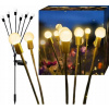 Solárna zapichovacia záhradná lampa - Solárna lampa 2 ks poháňané gule 6 LED záhrada (Solárna lampa 2 ks poháňané gule 6 LED záhrada)