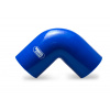 Samco Sport Fluoro silikonové koleno 90° s vnitřním průměrem 16 mm pro vedení oleje a nafty, barva: modrá