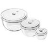 Zwilling Sklenené vákuové misky Zwilling FRESH&SAVE BOWLS SET/6ks