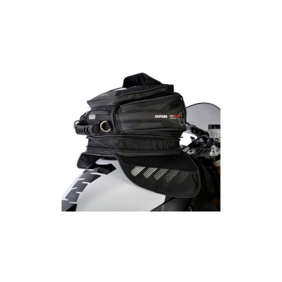 OXFORD tankbag na motocykel M15R, OXFORD (čierny, s magnetickú základňou, objem 15 l)