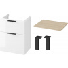 Súprava skrinka Cersanit City S584-017-DSM, doska Cersanit Moduo S590-022, S599-0163, S584-033