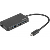 Natec Silkworm USB-C rozbočovač 4x USB 3.0 HUB NHU-1343