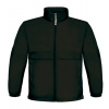 B&C Jacket Sirocco Detská jarná bunda JK950 Black 3/4 (98/104)