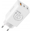 OBAL:ME GaN Cestovní Nabíječka USB-A + 2xUSB-C 65W White