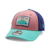 Dětská Kšiltovka New Era - Outdoor 9FORTY TRUCKER - Pink / Teal dětské kšiltovky Youth (54-56 cm)
