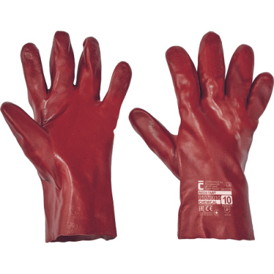 CERVA CERVA REDSTART 27 rukavice PVC - 27 cm, Veľkosť 10