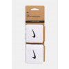 Nike sada náramkov na zápästie SWOOSH N.101.2405.101 biela ONE SIZE