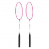 Badmintonová sada NILS NRZ001, rakety, nylonové letky, růžová