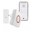 EMOS GoSmart Domový bezdrôtový zvonček P5735WS do zásuvky s WiFi