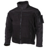 MFH Professional Flísová bunda Combat, čierna - 3XL