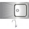 Teka STARBRIGHT 50 E-XN 1B 1D X nerezová oceľ + Teka IN 995 CR chróm