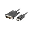 Lanberg CA-DPDV-10CU-0010-BK adaptér video kábla 1 m DisplayPort DVI-D čierna