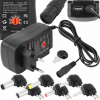UNIVERZÁLNY STABILIZOVANÝ NAPÁJACÍ ZDROJ 3V 4,5V 5V 6V 7,5V 9V 12V 30V 2,5A + USB