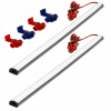 LED LIŠTA x2 ELASTICKÁ SAMOLEPIACE OSVETLENIE INTERIÉRU 50-cm 24V