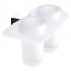 Nimco Kibo Držiak pohára dvojitý, chróm Ki X3-58DW-26