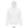 SOL'S | Stellar, Unisex bio mikina s kapuc., biela, M