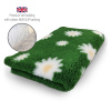 DRYBED Premium Vet Bed Sedmokrásky zelený 150 x 100 cm