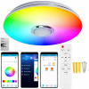 Stropné svietidlo, lampa - Stropné svietidlo LED BLUETOOTH lampa RGB SPEAKER 40W 33cm (LED stropný bluetooth lampa RGB 40W 33 cm)