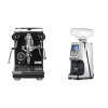 Profitec PRO 400, black + Eureka Atom 60, chrome