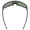 UVEX BRÝLE SEQUENZE BLACK MATT / MIR.GREEN (S5340062217) Uni