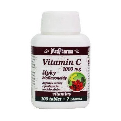 Vitamín C 1000mg so šípkami MEDPHARMA 107tbl