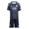 adidas Real Madrid Away Mini Kit 2025 2026 Infants Black 4-5 Years