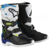 topánky TECH 3S KIDS, ALPINESTARS, detské biela/čierna/modrá, vel. 30,5)