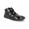 Barefoot dětské kotníkové boty Baby Bare - Febo Fall Shiny Black černé