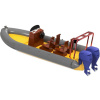 Turkmodel Türkmodel Zodiac nafukovací člun 1:50 kit