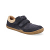 Barefoot dětské tenisky Blifestyle - Skink velours breit marine modré