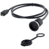 Micro USB 2.0 typ B vstavateľná zásuvka M16 1310-1013-02 encitech Množstvo: 1 ks; 1310-1013-02