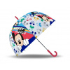 EUROSWAN Vystreľovací priehľadný dáždnik Mickey POE, průměr 70 cm