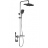 Rea ROB sprchový set s termostatom,bid.sprškou,ruč.sprcha,hl.sprcha,brús. Nikel P6624 REA-P6624