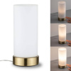 Paulmann stolná lampa Pinja mosadz/opál - 77055