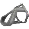 Nylonový postroj PREMIUM podšitý - grafit M-L: hruď: 50-90cm/25mm