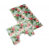 Bellatex koupelnová předložka 3D tisk sada Ibišek - 60x100 60x50cm