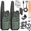 Vysielačka Baofeng BF-25E Green Twin (BAOFENG BF-25E WALKWAY VYSOKÝ ROZSAH SUBKANÁLY ŁKI TOKI USB-C TORCH)