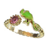 Disney Store Na vlásku: Prsteň s chameleónom Pascalom (Disney Store Japan Princess Rapunzel Pascal Ring)