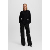 NOHAVICE KARL LAGERFELD JEANS KLJ IRIDESCENT CARGO PANT IRIDESCENT BLACK