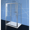 Polysan EASY LINE nástenný sprchový kút 110x80x190 cm Číre/leštený Hliník Posuvné dv L/P SPH EL1115EL3215EL3215