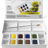 AKVARELOVÉ FARBY - WINSOR & NEWTON - COTMAN | LANDSCAPE | 8 POLPANVIČIEK + ŠTETEC