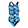 Speedo Allover Splashback Swimsuit Junior Black/Bondi 13-14 (XL)