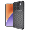 Techsuit CarbonFiber puzdro pre Xiaomi 15 – čierne (Black) KF2342036