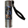 EUROSWAN Detská hliníková LED baterka Avengers silver Hliník, Plast, 9x2,5 cm