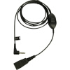 Jabra 8735-019 kábel pre headset 1.50 m čierna; 8735-019